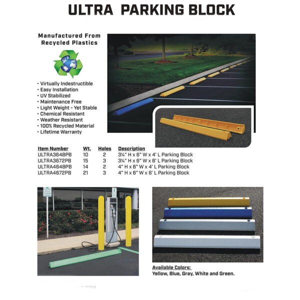 Plastic Parking Blocks (Truck) - Image 4