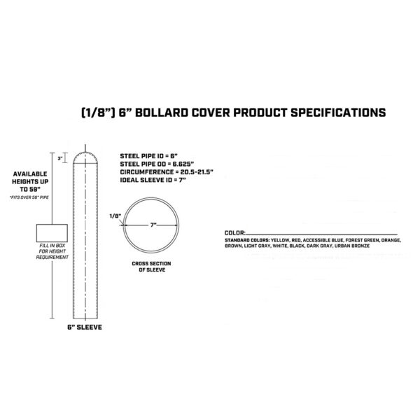 1/8" Bollard Cover - Image 8